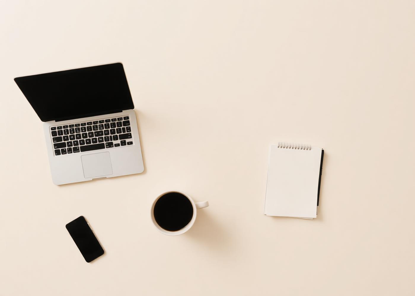 Espace de travail minimaliste